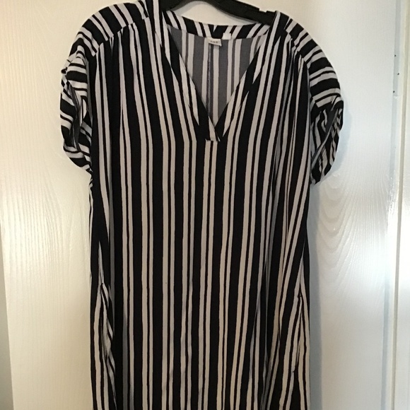 Gap dress/tunic, navy & white, size L - Picture 1 of 2